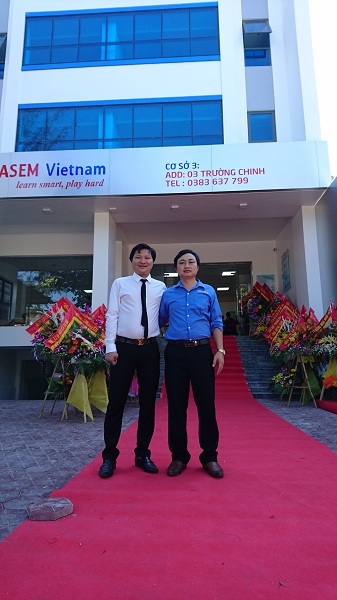 Khai tr­ương Trung tâm Anh ngữ ASEM VIETNAM tại 03 Trường Chinh-tp. Vinh-Nghệ An.
TK: Công ty CP Tư Vấn Thiết Kế và Đầu Tư Xây Dựng NHÀ ĐẸP