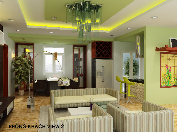 Thiết kế nội thất căn hộ đẹp tại TP Vinh